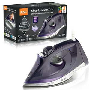 Fer à repasser électrique au design classique, vapeur manuelle 2200W, thermostat intégré, vapeur verticale, pulvérisation d'eau - Product Image 4