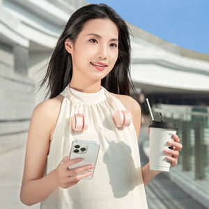 Ventilateur de cou portable personnel électronique mains libres sans lame 3 vitesses rechargeable alimenté par batterie portable ventilateur de cou suspendu - Product Image 4