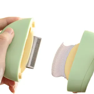 Free Sample Pet Cleaning Grooming Products Soft Cobblestone Comb 2023 New Multifunctional Professional Self Cleaning Pet Combs
