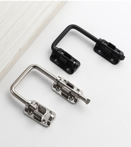 Stainless Steel Multi-Angle Universal Anti-Theft Furniture <b>Lock</b> for Sliding <b>Doors</b> Drilling Modern Simple Design Bedroom Hotel - Product Image 6