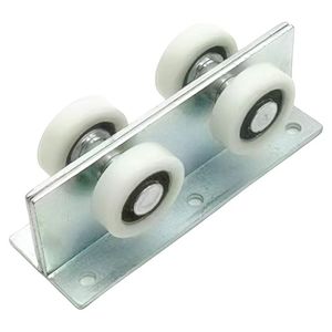 Roulette <span class=keywords><strong>de</strong></span> suspension robuste en nylon à 4 roues - Roue <span class=keywords><strong>de</strong></span> <span class=keywords><strong>guidage</strong></span> silencieuse pour <span class=keywords><strong>porte</strong></span> <span class=keywords><strong>coulissante</strong></span> et pliante, idéale pour système <span class=keywords><strong>de</strong></span> rail escamotable/bifold - Product Image 6