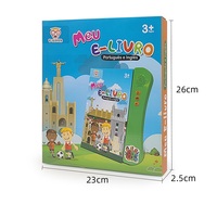 Jouet éducatif pour enfants à double langue portugais-anglais avec livre interactif sonore pour enfants