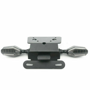 Accessoires : Support de plaque d'immatriculation arrière avec clignotants LED et éliminateur de garde-boue pour SUZUKI GSX-<span class=keywords><strong>S</strong></span> <span class=keywords><strong>750</strong></span> GSXS GSX <span class=keywords><strong>S</strong></span> <span class=keywords><strong>GSR</strong></span> <span class=keywords><strong>750</strong></span> S750 - Product Image 2