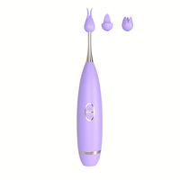 Damen-Brustwarzenstimulator mit doppelseitigem Saugnapf und starker Vibration, 50 dB Vibrator für Erwachsene