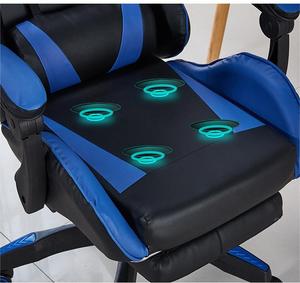 Chaise de bureau ergonomique portable avec cadre en fer, siège inclinable manuel, hauteur réglable, idéale <span class=keywords><strong>pour</strong></span> le travail à domicile, les jeux et l'utilisation informatique - Product Image 5