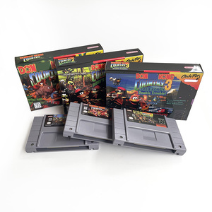 Domkeye Kang <span class=keywords><strong>Country</strong></span> 1 <span class=keywords><strong>2</strong></span> 3 (Ahorro de Batería) Versión USA/NTSC Consola de Videojuegos de 16 bits Cartucho de Juego para SNES - Product Image 1