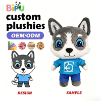 Fabricant de jouets en peluche OEM – Conception personnalisée Husky – Peluches de dessin animé – Créez votre propre marque – Cadeau promotionnel – Chien en peluche