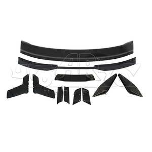 Aileron arrière en plastique ABS HS, aspect fibre de carbone, avec aileron Gurney, style Dark Horse, pour <span class=keywords><strong>Mustang</strong></span> 2015-2023 - Product Image 3