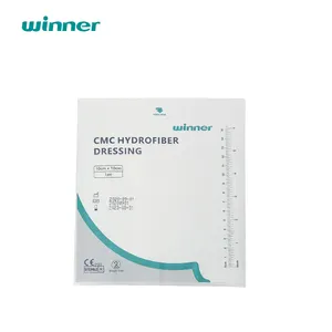 Fit the wound contour CMC Gelling fiber Dressing sterile hidrofiber surgical absorbent wound dressing