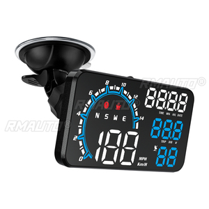 จอแสดงผลบนกระจกหน้ารถ G11 HUD พร้อมมาตรวัดความเร็ว GPS และระบบเตือนความเร็วเกินกำหนด สำหรับอุปกรณ์เสริมรถยนต์น้ำมันไฟฟ้าไฮบริดทั่วไป - Product Image 4