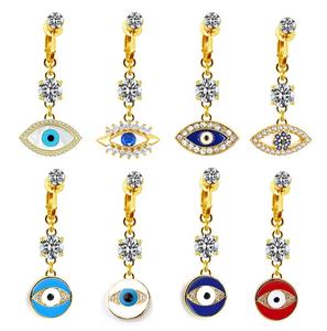 Gaby Offre Spéciale <span class=keywords><strong>faux</strong></span> anneau de <span class=keywords><strong>ventre</strong></span> bouton papillon conception pistolet clip sur anneau de <span class=keywords><strong>ventre</strong></span> non <span class=keywords><strong>piercing</strong></span> bijoux de corps - Product Image 3