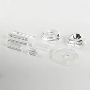 프레스드 글라스 프리즘 B270/K51/K9/보로실리케이트 맞춤형 유리 렌즈 코팅 광학 유리 커버 모던 코스탈 라이트 커버 - Product Image 4