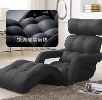 Fauteuil inclinable moderne capitonné pour la maison, le bureau et la chambre – Chaise longue individuelle confortable avec fonction couchage
