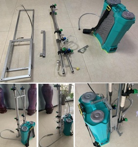 Rociador de flores de hierba de barril montado en mochila con batería recargable electrostática de 12 V 30L - Product Image 5
