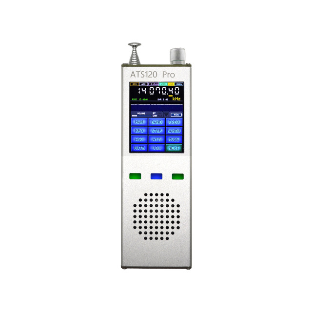 ATS120-Pro V4.1x Officially Licensed SI4732 FM SSB Full Band Radio Receiver with Digital Decoder Electronic Accessories