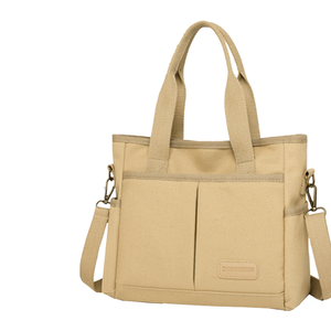 Sac fourre-tout décontracté pour femme, grande capacité, durable, en toile, fermeture ouverte, antivol, léger - Product Image 1