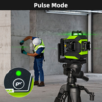 Huepar 703CG niveau Laser rotatif vert 12 lignes 360 degrés 3D grande batterie luminosité réglable