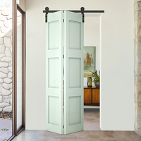 Porte de grange en bois coulissante moderne pour chambre à coucher Designs d'intérieur américains Double bois massif