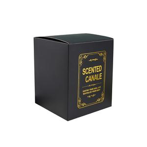 Caja de regalo de vela de oro/plata impresa personalizada | Embalaje de papel de <span class=keywords><strong>tarjeta</strong></span> rígida para tarro de velas perfumadas de 3-6oz | Retail Ready - Product Image 5