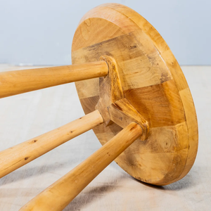 Mesa de Centro de Madera de Mango con Estructura de Hierro, Diseño Multifuncional Ecológico para Sala de Estar, Color Natural - Product Image 2