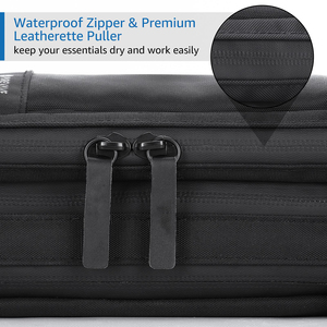 Trousse de toilette de voyage compacte pour hommes, en nylon hydrofuge, organiseur de rangement portable pour trousse de toilette - Product Image 6
