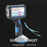 Imprimante jet d'encre portable automatique multicolore, nouvelle, petite machine, garantie 1 an, pour date, numéro de lot, emballage, comptage, matériaux flexibles