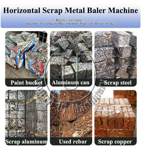 Presse à balles hydraulique horizontale entièrement automatique de 315 tonnes pour métaux de rebut, acier inoxydable et alliages, avec boîte de vitesses à entraînement moteur - Product Image 2