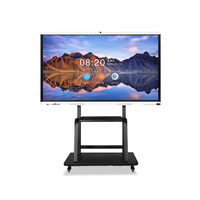 Pizarra LCD Blanca de 55 Pulgadas |   4K UHD |   20/40 Puntos de Contacto |   Android Windows |   Presentación para Reuniones de Oficina Todo en Uno