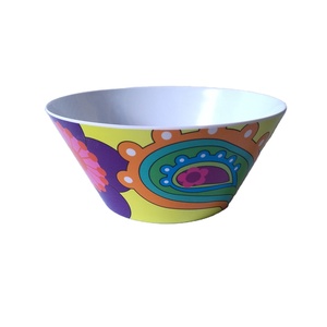 Juego de cuencos de plástico para ensaladas, vajilla verde de melamina, cuenco para helado, vajilla, venta al por mayor - Product Image 2