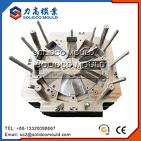 Factory Customization SOLIDCO Brand P20/718 Steel Plastic Fan Blade Mold for Engine Cooling Radiator Injection Mold