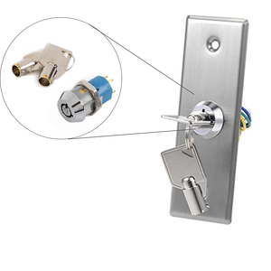 Khóa Công Tắc Phím JK218 Bật/Tắt Công Tắc Thoát Hiểm Phát Hành Cửa Khẩn Cấp SPST Cho Bảng Điều Khiển Truy Cập Gắn Với 2 Phím - Product Image 4
