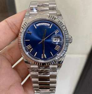 <span class=keywords><strong>Orologio</strong></span> da <span class=keywords><strong>Uomo</strong></span> di Alta Qualità Colore <span class=keywords><strong>Argento</strong></span>, Movimento Meccanico Automatico 2813 2836 3255, Produzione Cinese - Product Image 2