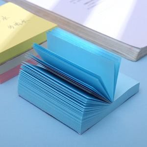Bloc-notes adhésifs personnalisés à prix abordable, 3x3 pouces, fournitures scolaires, autocollants en papier, index <span class=keywords><strong>Post</strong></span>-<span class=keywords><strong>it</strong></span>, bloc-notes adhésifs - Product Image 5