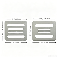Presse à hamburgers rectangulaire améliorée en acier inoxydable lisse, facile à nettoyer, outil de cuisine
