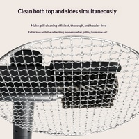 Nettoyeur de barbecue sans fil, brosse électrique pour nettoyer le barbecue, brosse électrique rechargeable pour barbecue