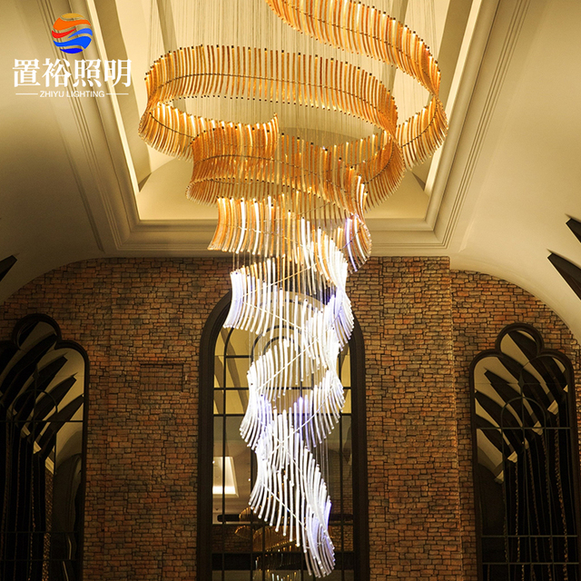 Professional Supplier Artistic Decorations LED Pendant Lights Casino Coffee Shop Customizable Metal Crystal Chandelier