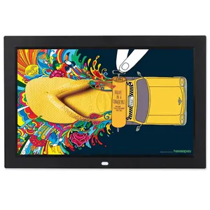 Vücut hareket sensörü 12 inç video resim döngü reklam medya oynatıcı perakende mağaza için 12 inç FHD reklam ekranı oyuncu