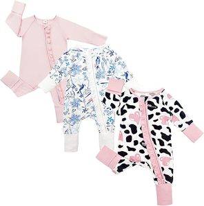Pijama Enterizo de Bambú con Patitas para Bebé Niña, de Rayón de Bambú, de 0 a 24 <span class=keywords><strong>Meses</strong></span>, con Personajes, para Niños - Product Image 1