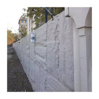Fausse pierre de luxe PU imperméable 3D Panneau mural décoratif feuille de placage de pierre