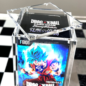 Boîte en acrylique transparente SYP avec couvercle magnétique pour le jeu de cartes Bandai <span class=keywords><strong>Dragon</strong></span> <span class=keywords><strong>Ball</strong></span> <span class=keywords><strong>Super</strong></span> Fusion World Booster Pack [FB07] (Boîte) Protection en acrylique - Product Image 6