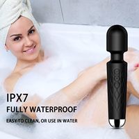 Wiederaufladbarer Zauberstab-Massagestab Vibrator Dildo Tragbarer Handmassagestab Leistungsstarker Silikon G-Punkt Persönlicher Massagestab 10 Frequenzen Wasserdicht