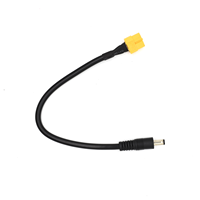 Câble d'alimentation personnalisé pour chargeur de voiture, faisceau de câbles de batterie, connecteur mâle/femelle DC avec connecteur XT60
