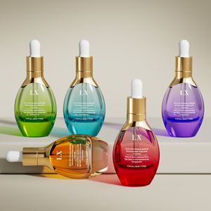 Flacone in Vetro da 30 ml con Erogatore a Pressione per Essenze e Emulsioni, Bottiglia Airless per Siero con Pompa, Confezione di Lusso - Product Image 3