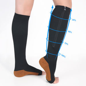 <span class=keywords><strong>Bas</strong></span> <span class=keywords><strong>de</strong></span> compression zippés sans orteils pour la récupération sportive, haute performance, technologie Lonati, vente en gros - Product Image 2