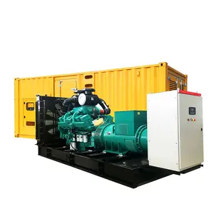 HOT SALE AC Electric 1000kva 800kw Standby power Container type Diesel generator powered by Cummins engine with ATS Low price