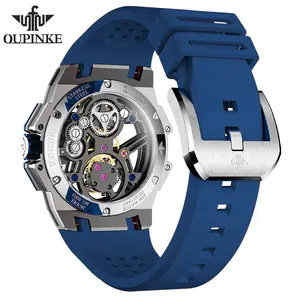 OUPINKE 8003 Design ODM Custom Dark Knight Wrist Watch For Men Luxury Advanced Automatic Movement Mechanical Watch