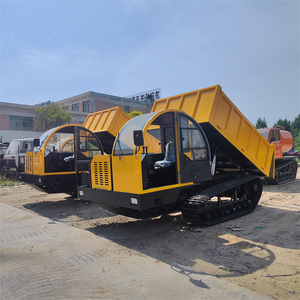 Camión de transporte sobre orugas de 0,6 T de mano al por mayor, minicamión volquete de terreno complejo para vehículos con orugas - Product Image 5