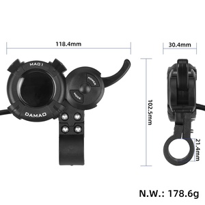 DAMAO 60V <b>Instrument</b> Display For <b>Electric</b> Scooter Waterproof Head Communication LCD Screen Accessories DAMAO MAO1 60V Display - Product Image 2