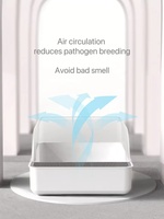 LANTUN Factory Bac à litière pour chat en plastique écologique, toilette pour chats au design moderne, accessoires pour animaux de compagnie sans parfum