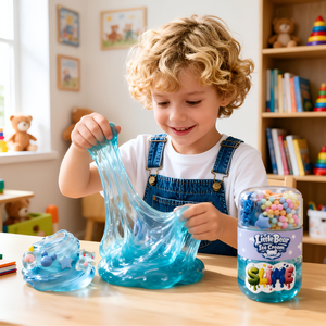 Kit de Slime Transparente Personalizado, Slime de Mantequilla No Tóxico, Fabricación OEM/ODM, Venta al Por Mayor, Juguete Sensorial Antiestrés y Elástico - Product Image 6